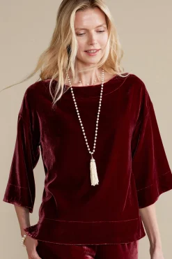 Aria Velvet Top