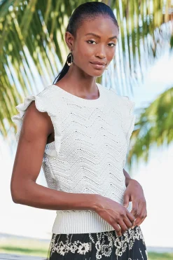 Celina Flutter Sleeve Sweater