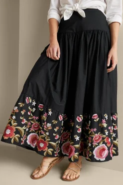 Cindi Embroidered Maxi Skirt