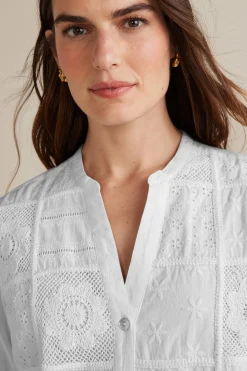 Eleanor Crochet Shirt