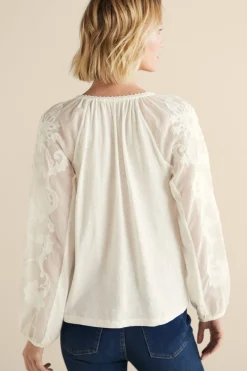 Enya Embroidered Top