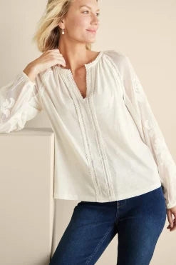 Enya Embroidered Top