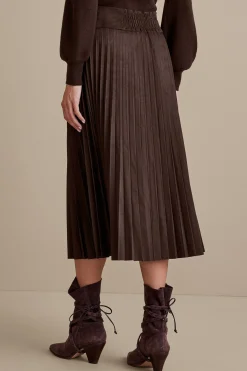 Lavina Faux Suede Skirt