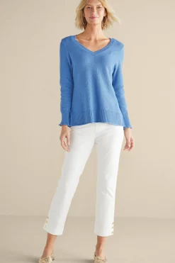 Marin Back Button Sweater