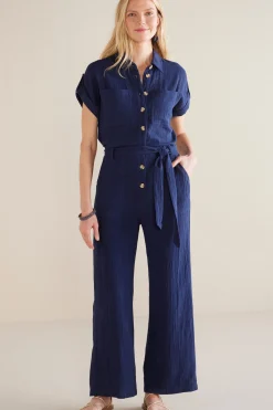 Petites Natasha Gauze Jumpsuit