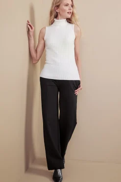 Soft Essential Ponte Wide Leg Pants