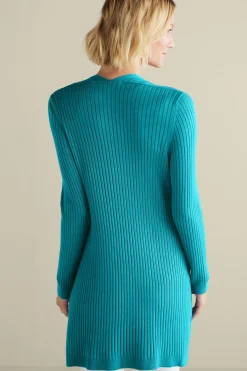 Soft Essential™ Ribbed Long Cardi