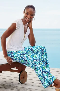 Sonoma Linen Blend Wide Leg Pants