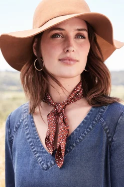 Sylvia Silk Square Scarf