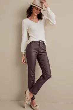 Ultimate Denim Coated Straight Leg Jeans