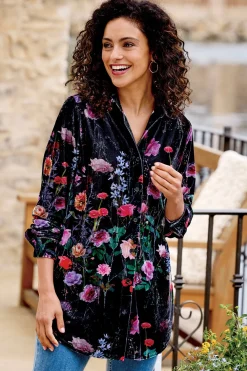 Velvet Boyfriend Tunic Shirt